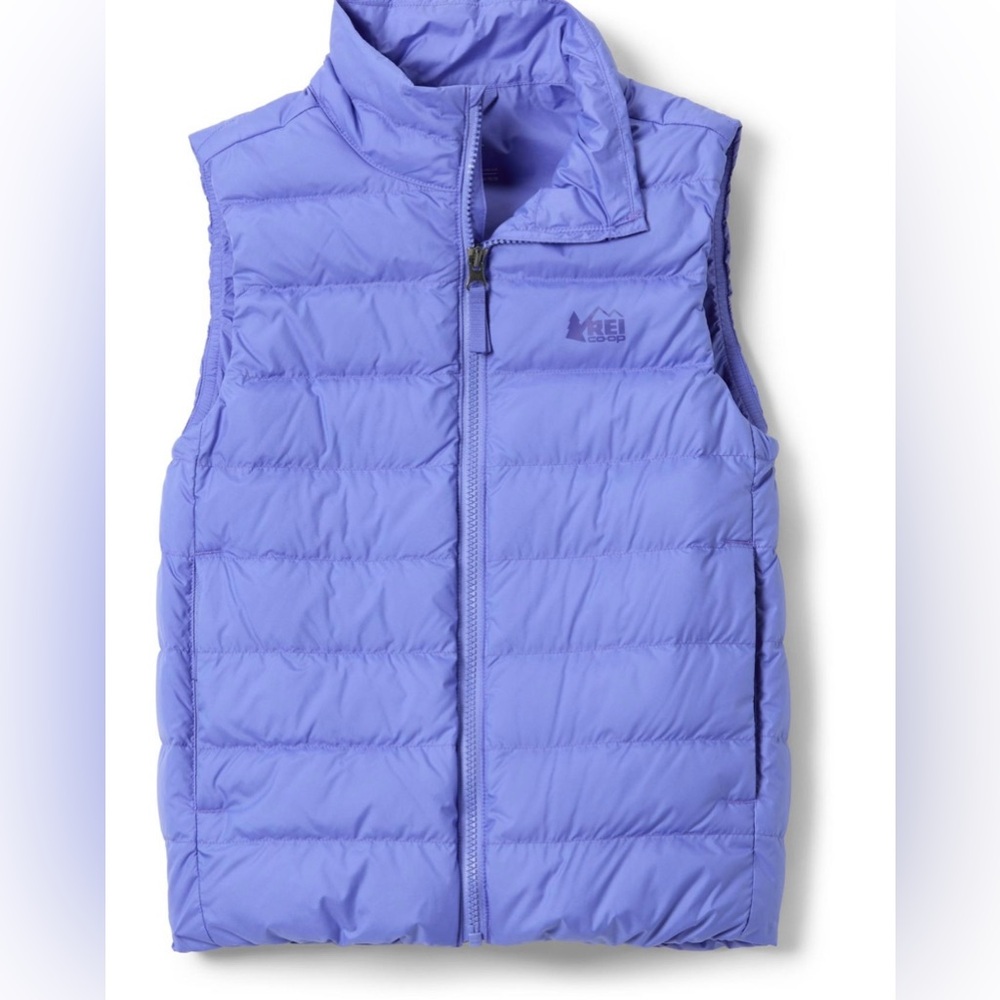 REI Co-op 650 down vest - Kids. Astral Purple. Size Large. Like new condition!!